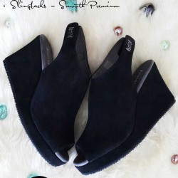 lingbacks Smooth Premium - Jet Black - Gustita Luxury Comfort Shoes